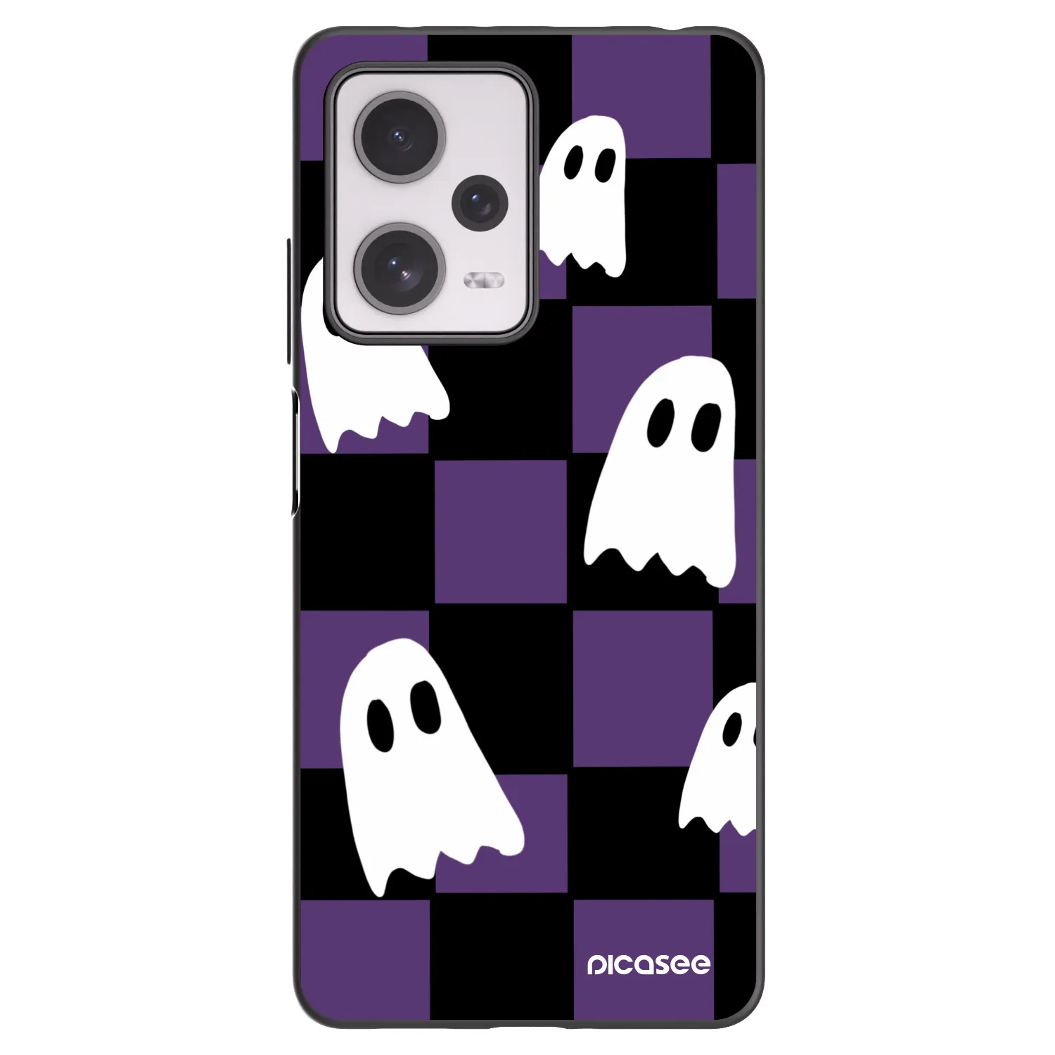 Picasee silikonový černý obal pro Xiaomi Redmi Note 12 Pro+ 5G - Ghosts