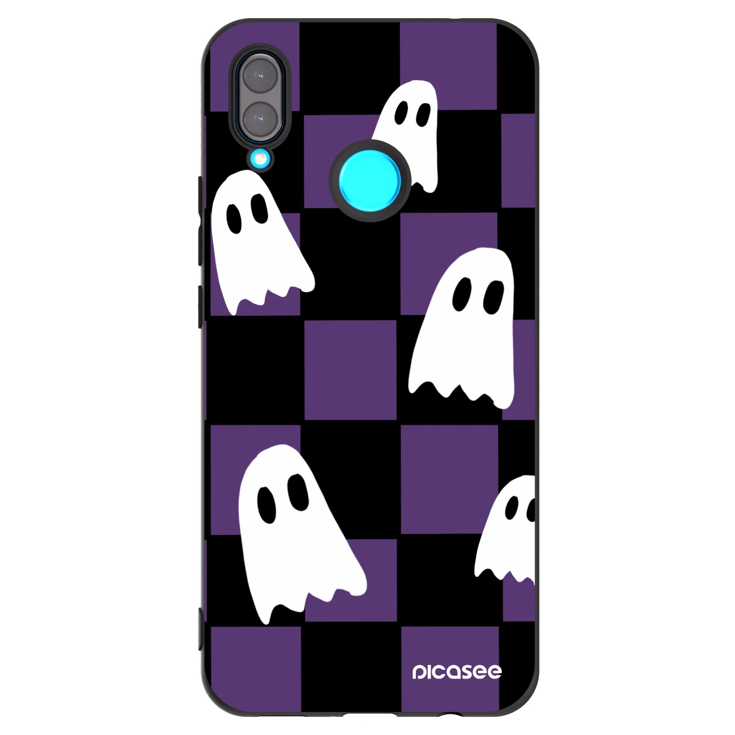 Picasee silikonový černý obal pro Huawei Nova 3i - Ghosts