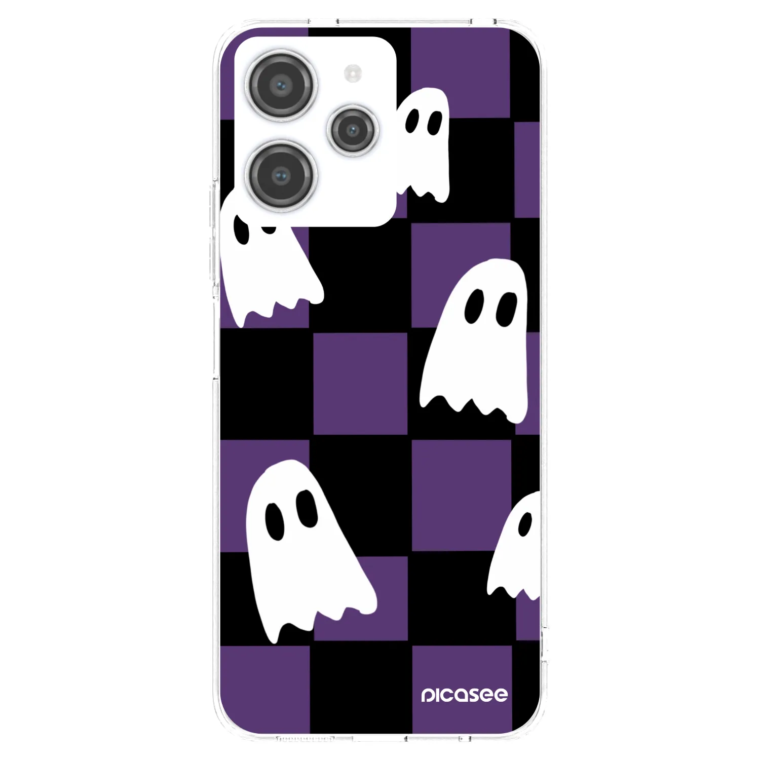 Picasee silikonový průhledný obal pro Xiaomi Redmi 12 4G - Ghosts