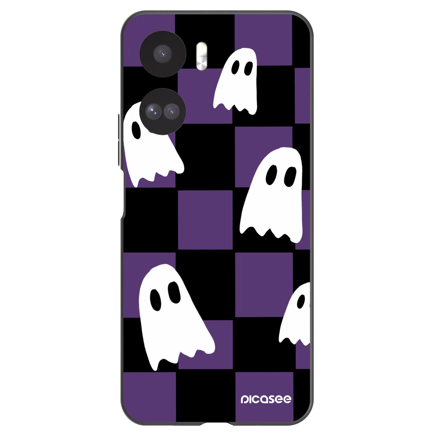 Picasee silikonový černý obal pro Honor 90 Lite 5G - Ghosts