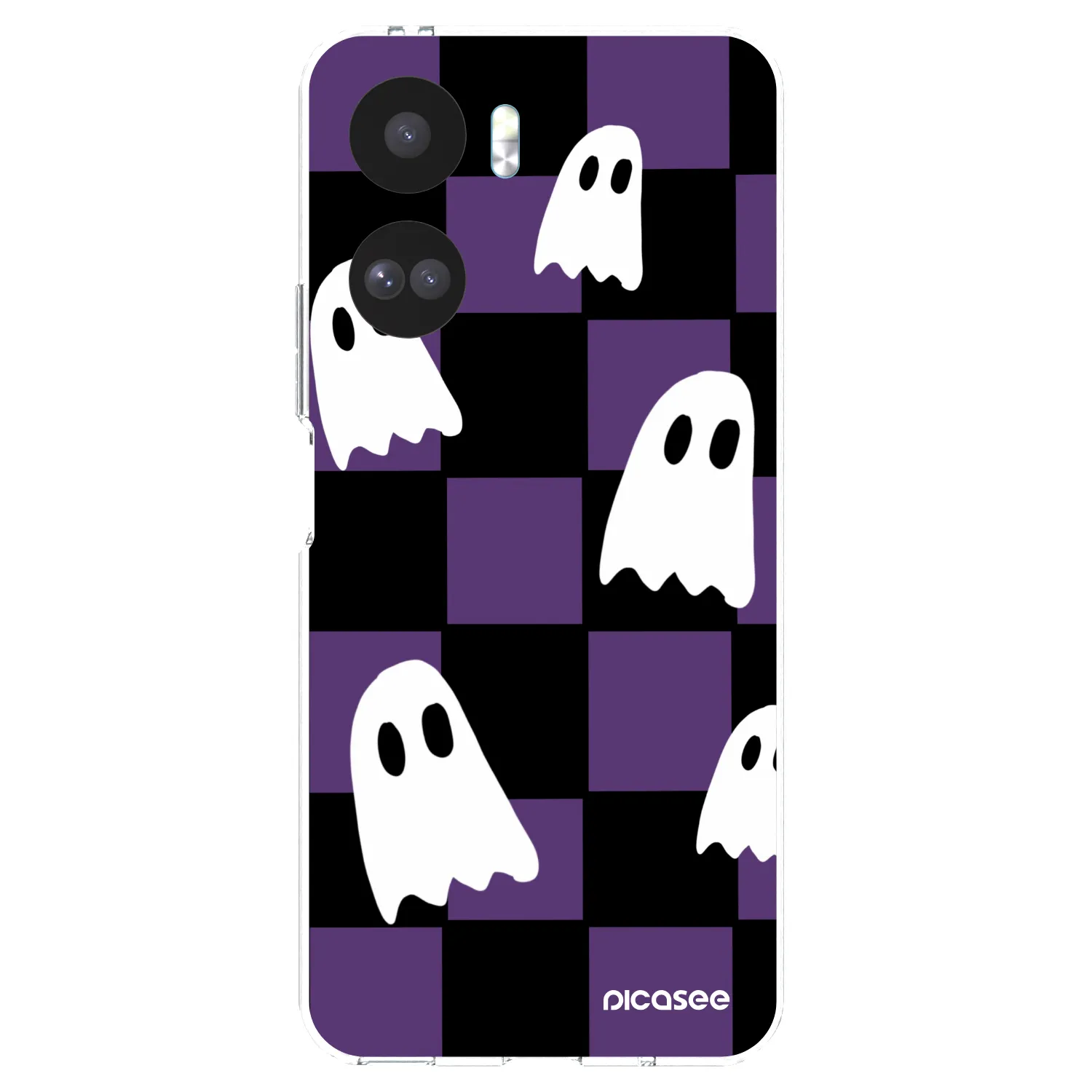 Picasee silikonový průhledný obal pro Honor 90 Lite 5G - Ghosts