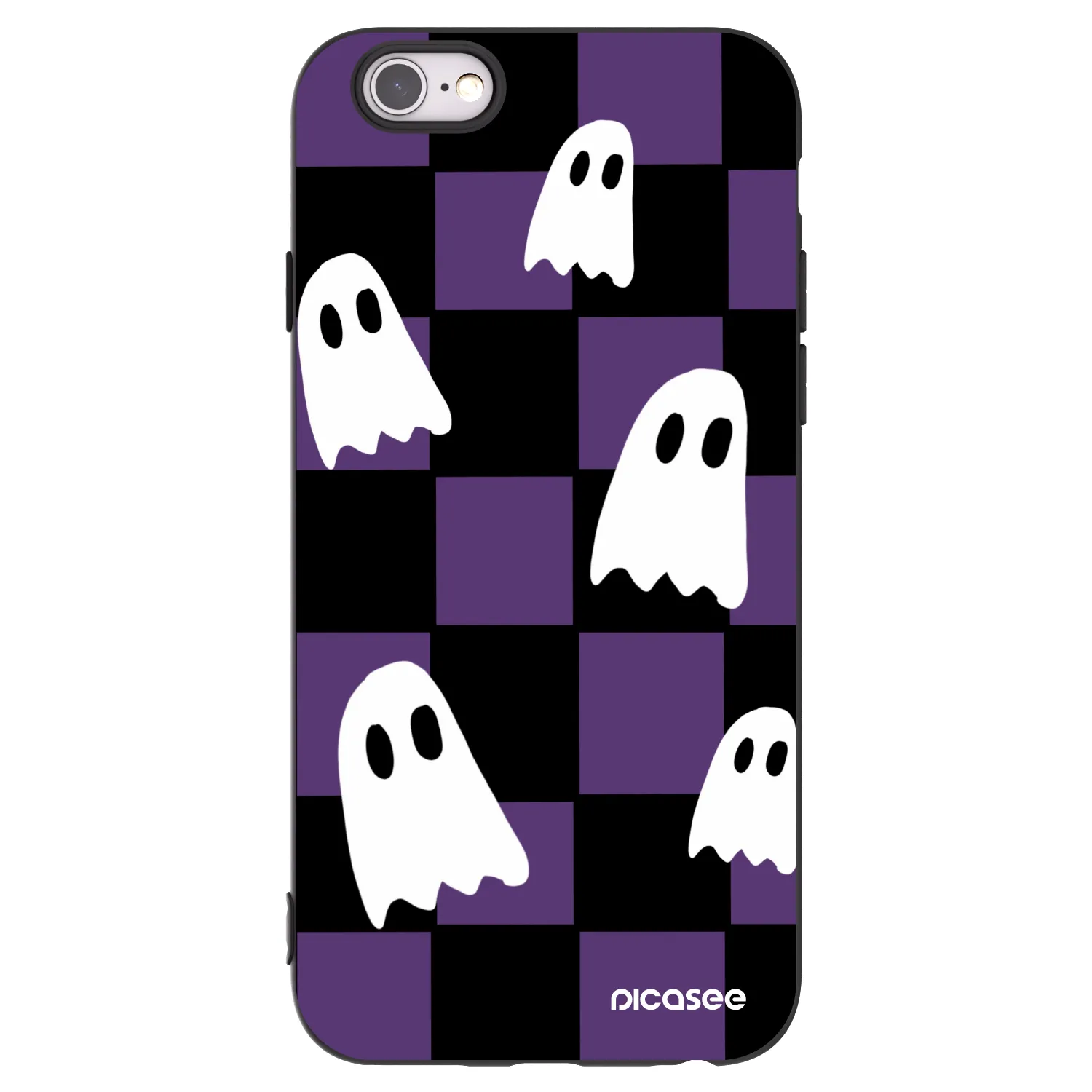 Picasee silikonový černý obal pro Apple iPhone 6/6S - Ghosts