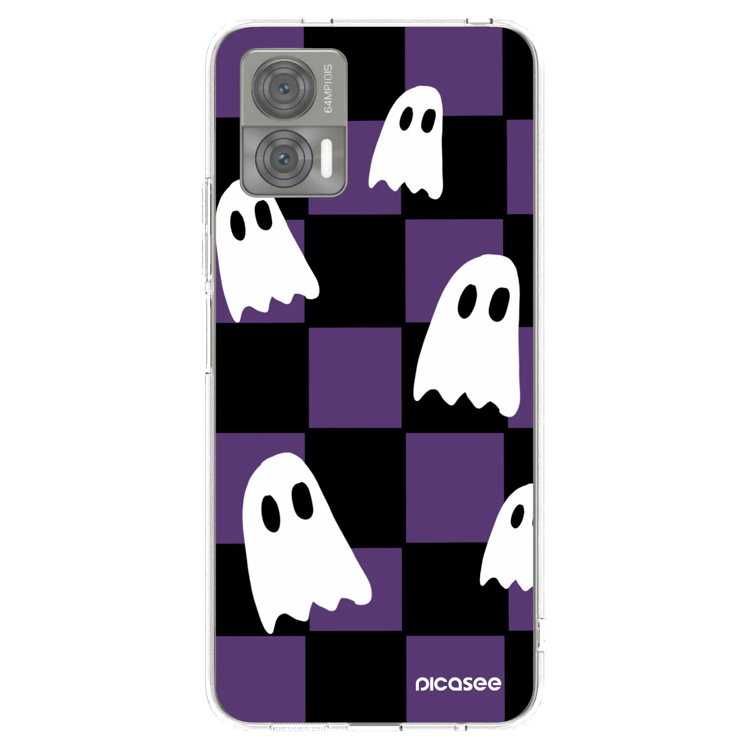 Picasee silikonový průhledný obal pro Motorola Edge 30 Neo - Ghosts