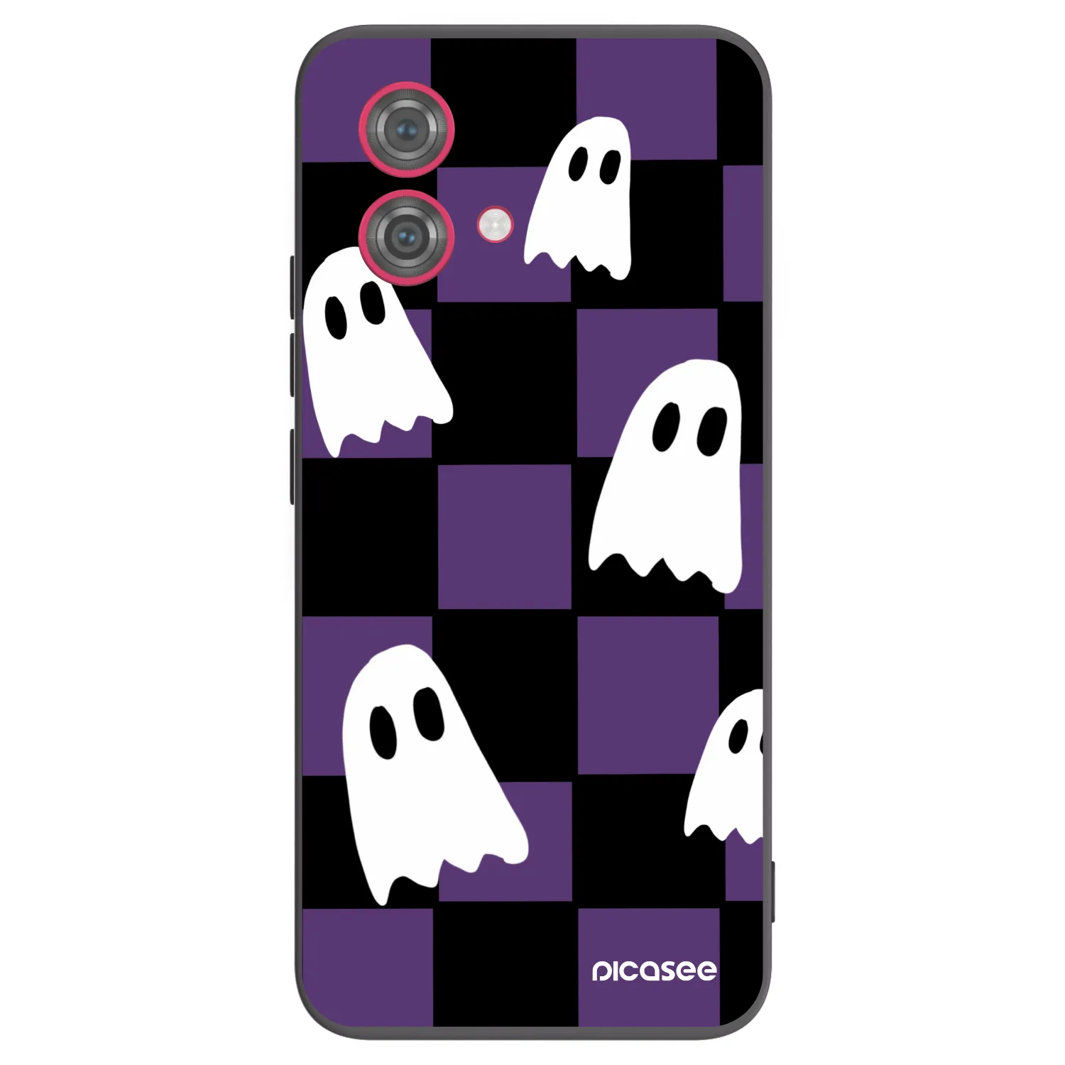 Picasee silikonový černý obal pro Motorola Moto G84 5G - Ghosts