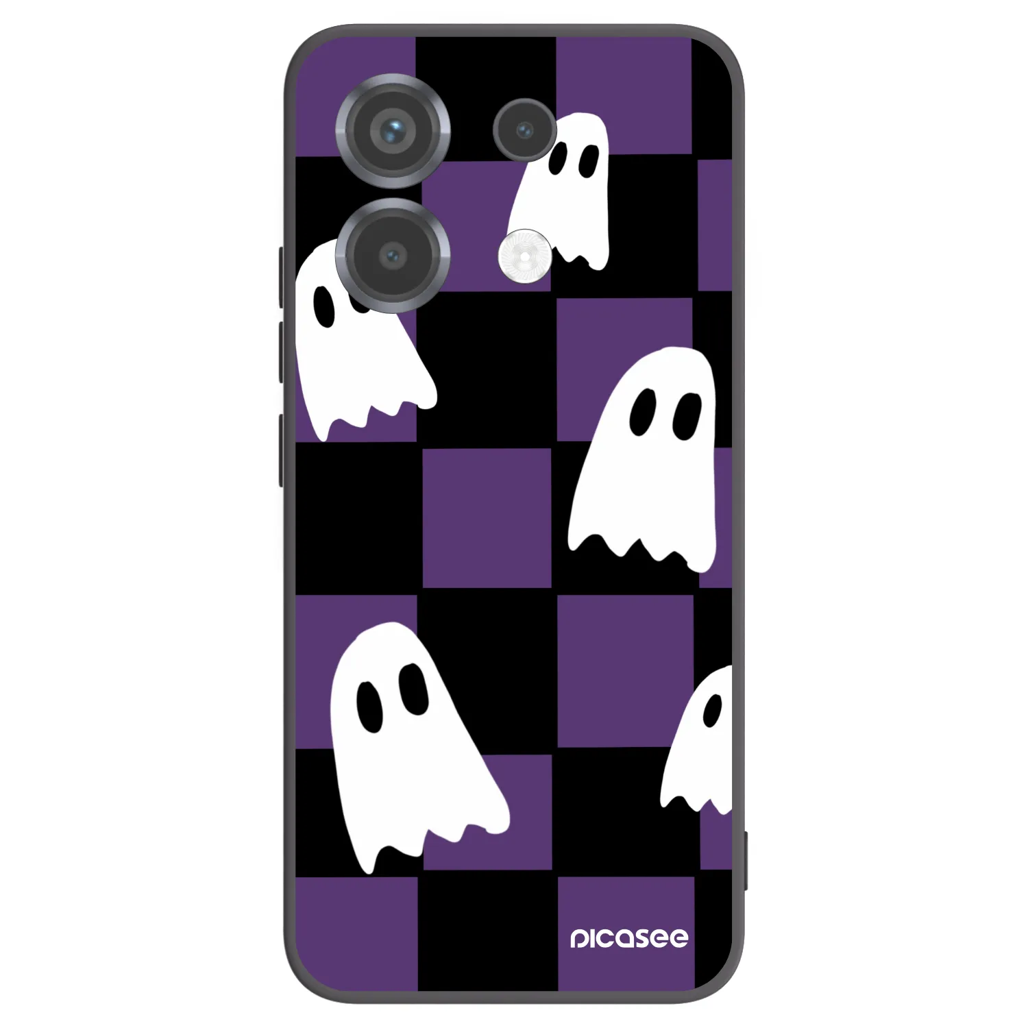 Picasee silikonový černý obal pro Xiaomi Poco X6 - Ghosts