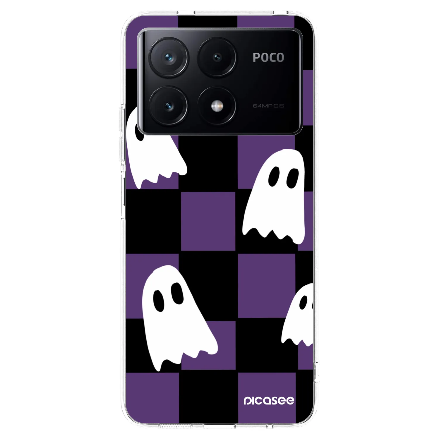 Picasee silikonový průhledný obal pro Xiaomi Poco X6 Pro - Ghosts
