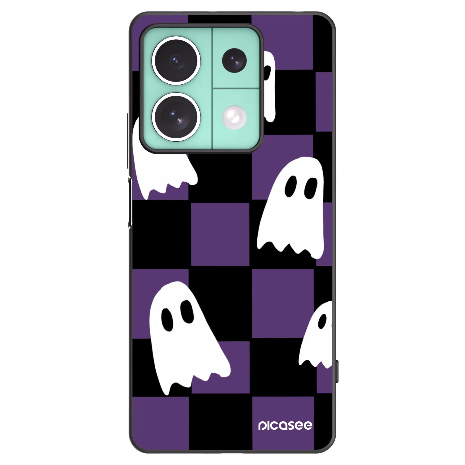 Picasee silikonový černý obal pro Xiaomi Redmi Note 13 5G - Ghosts