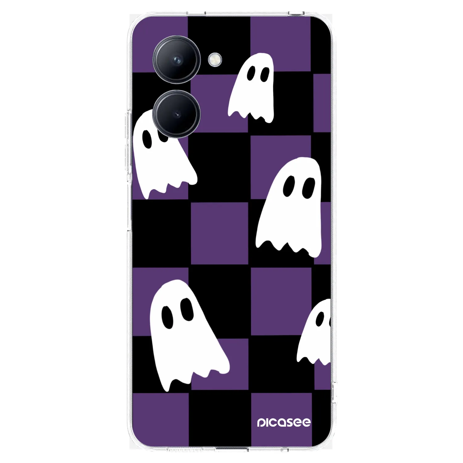Picasee silikonový průhledný obal pro Realme C33 (2023) - Ghosts