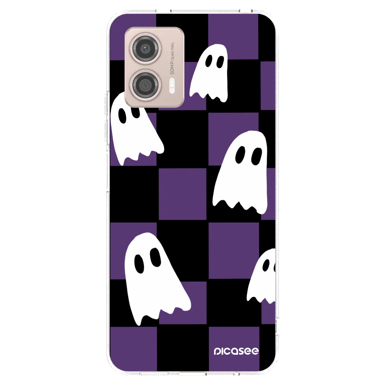 Picasee silikonový průhledný obal pro Motorola Moto G53 5G - Ghosts