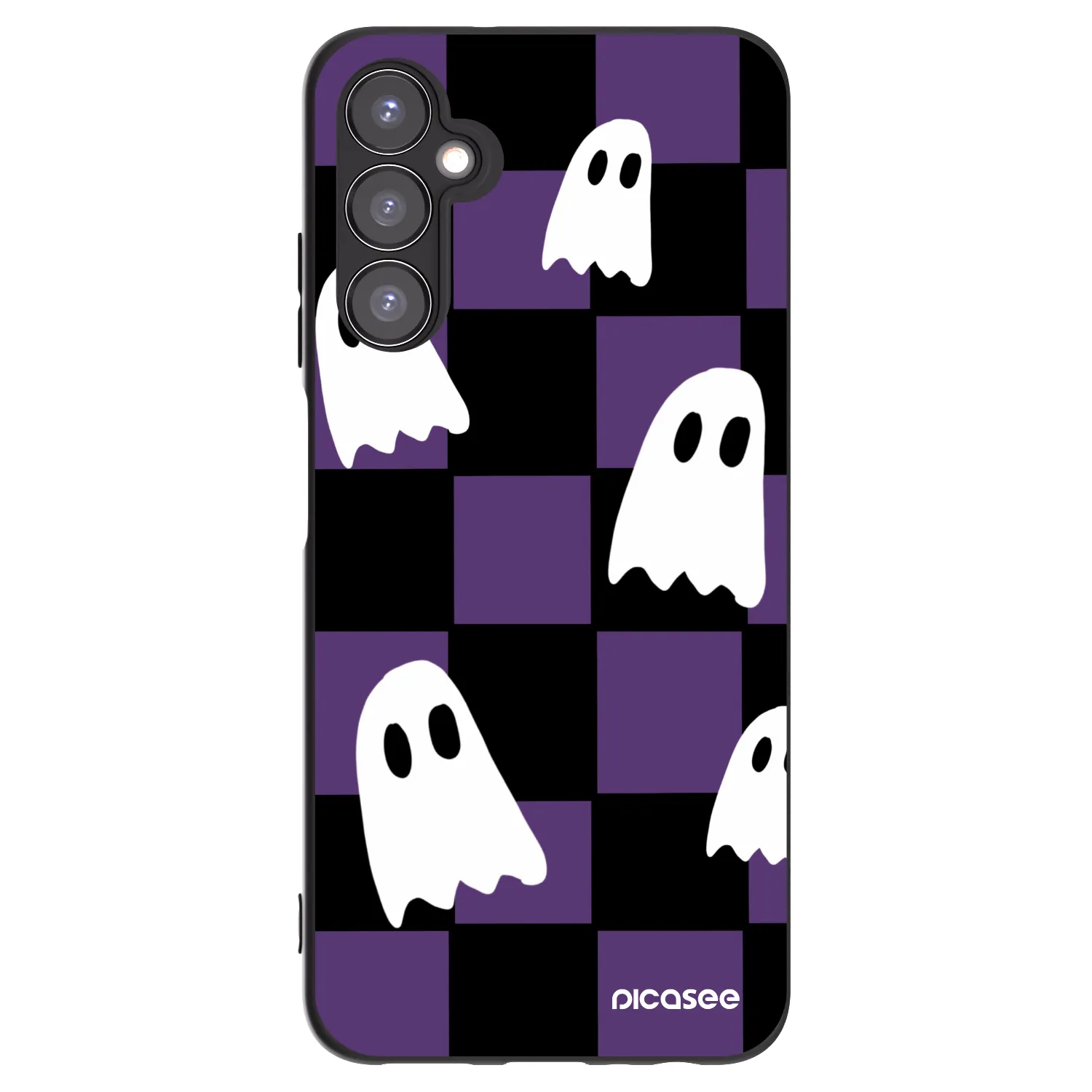 Picasee silikonový černý obal pro Samsung Galaxy A05s A057G - Ghosts