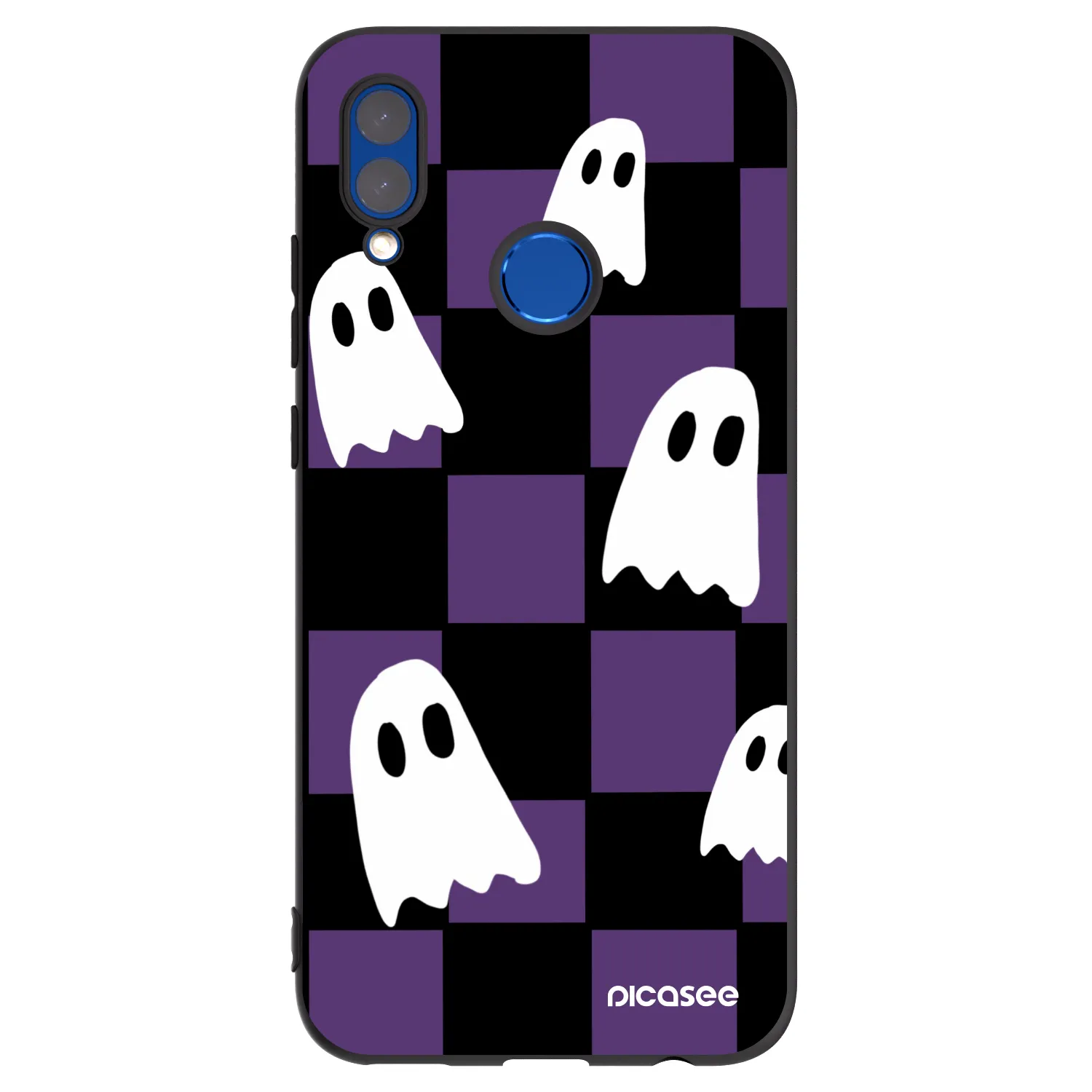 Picasee silikonový černý obal pro Huawei P Smart 2019 - Ghosts