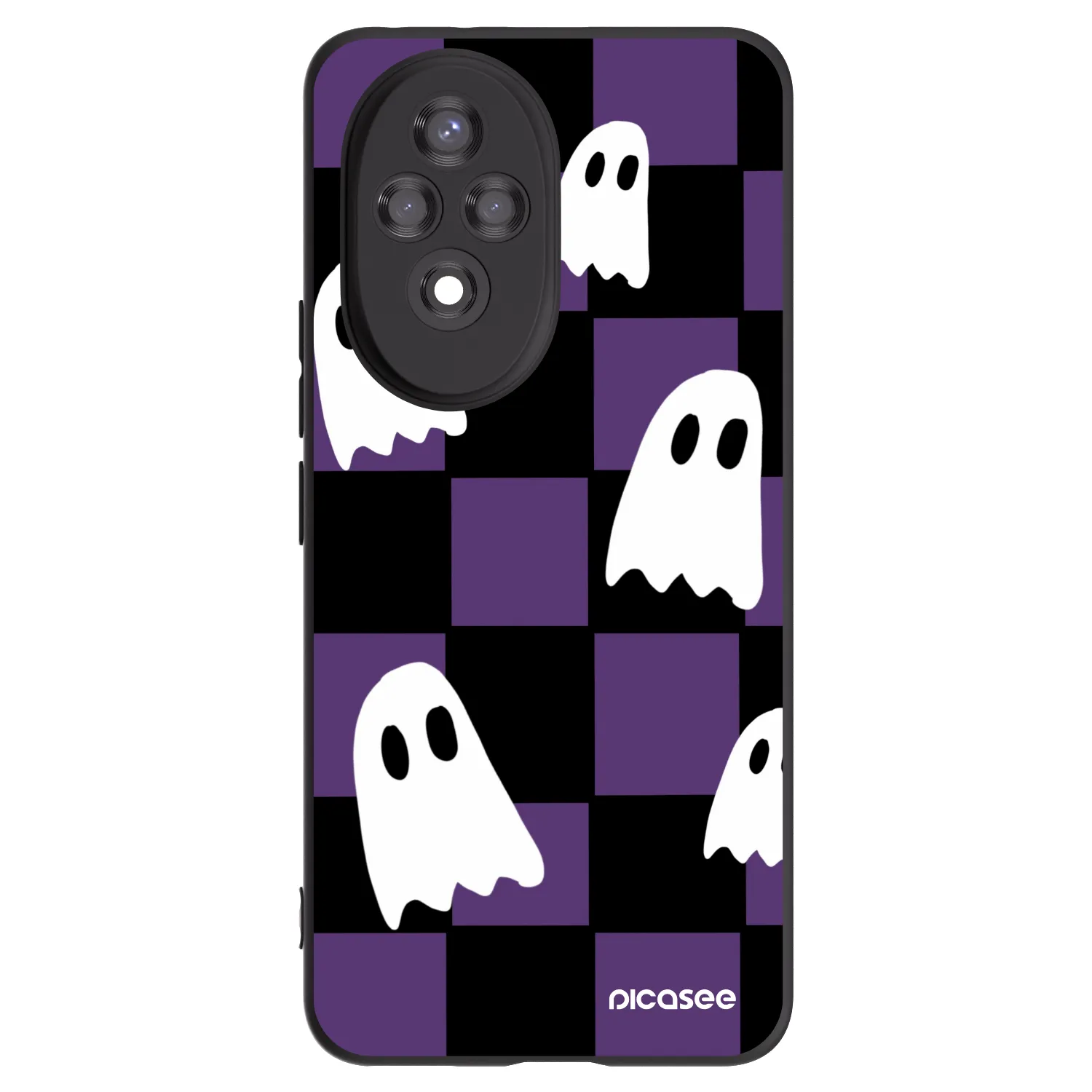 Picasee silikonový černý obal pro Honor 200 Pro 5G - Ghosts