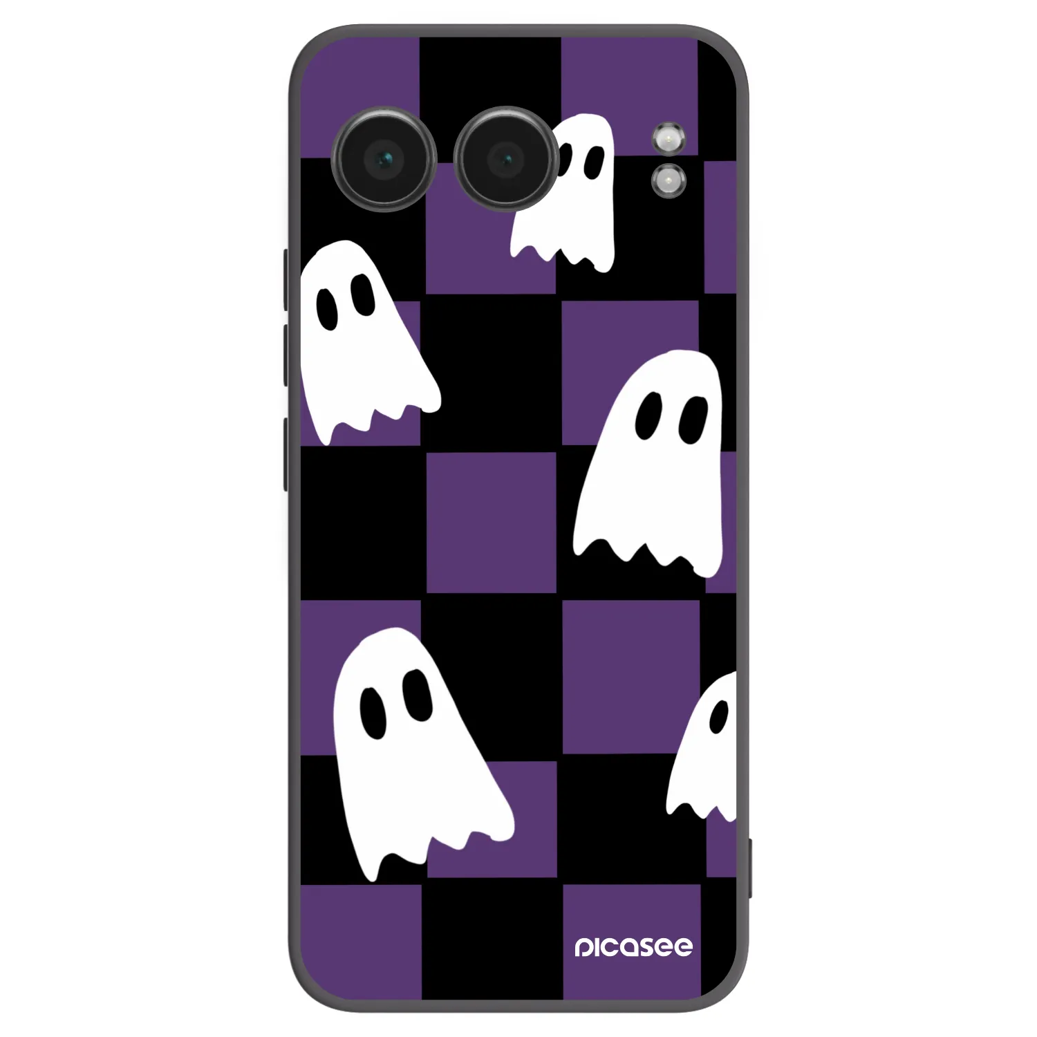 Picasee silikonový černý obal pro OnePlus Nord 4 - Ghosts