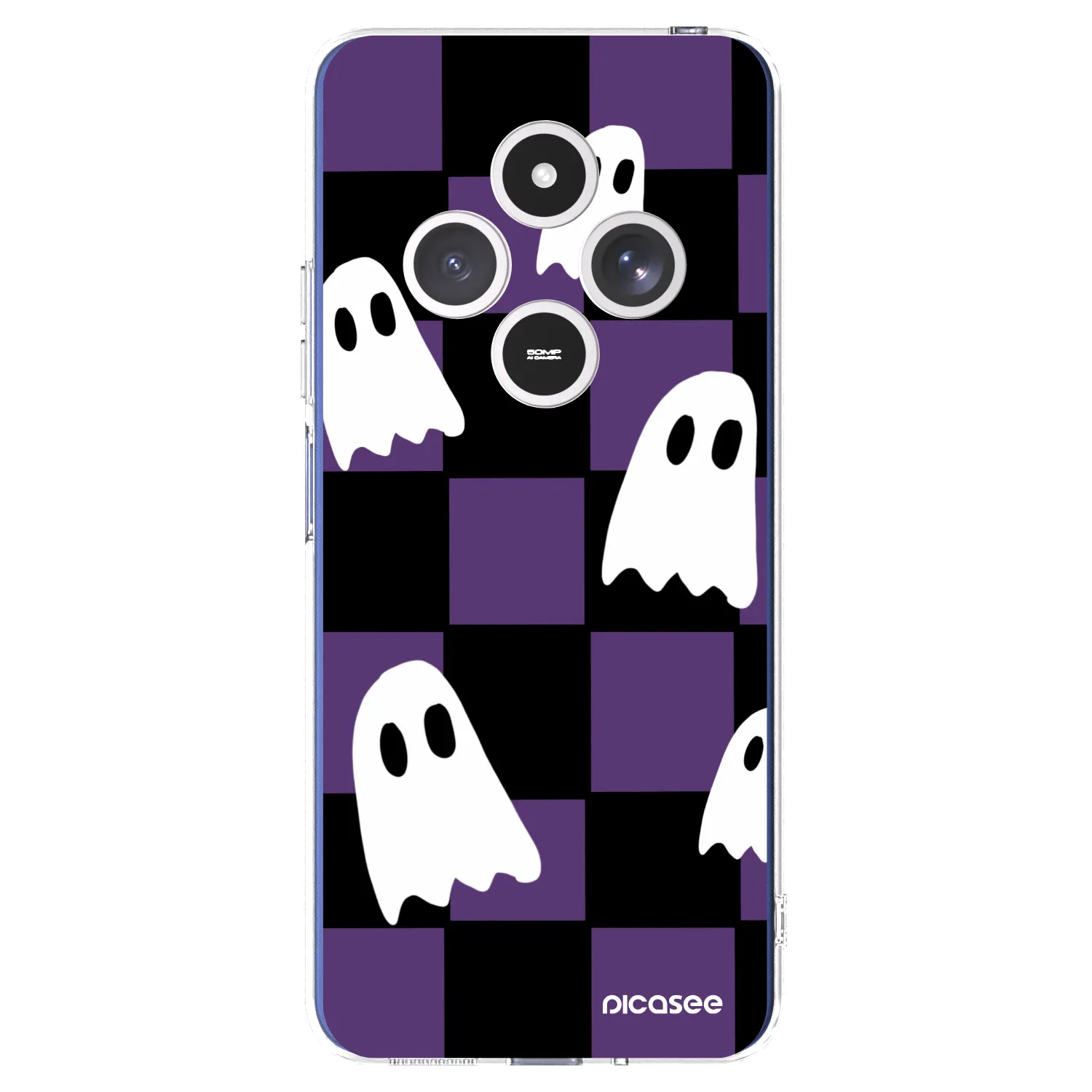 Picasee silikonový průhledný obal pro Xiaomi Redmi 14C - Ghosts
