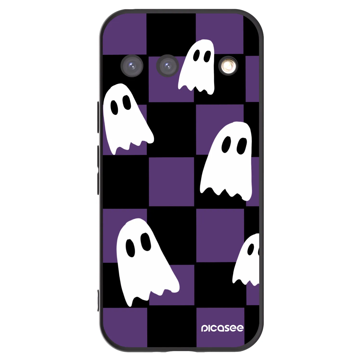 Picasee silikonový černý obal pro Google Pixel 9 - Ghosts