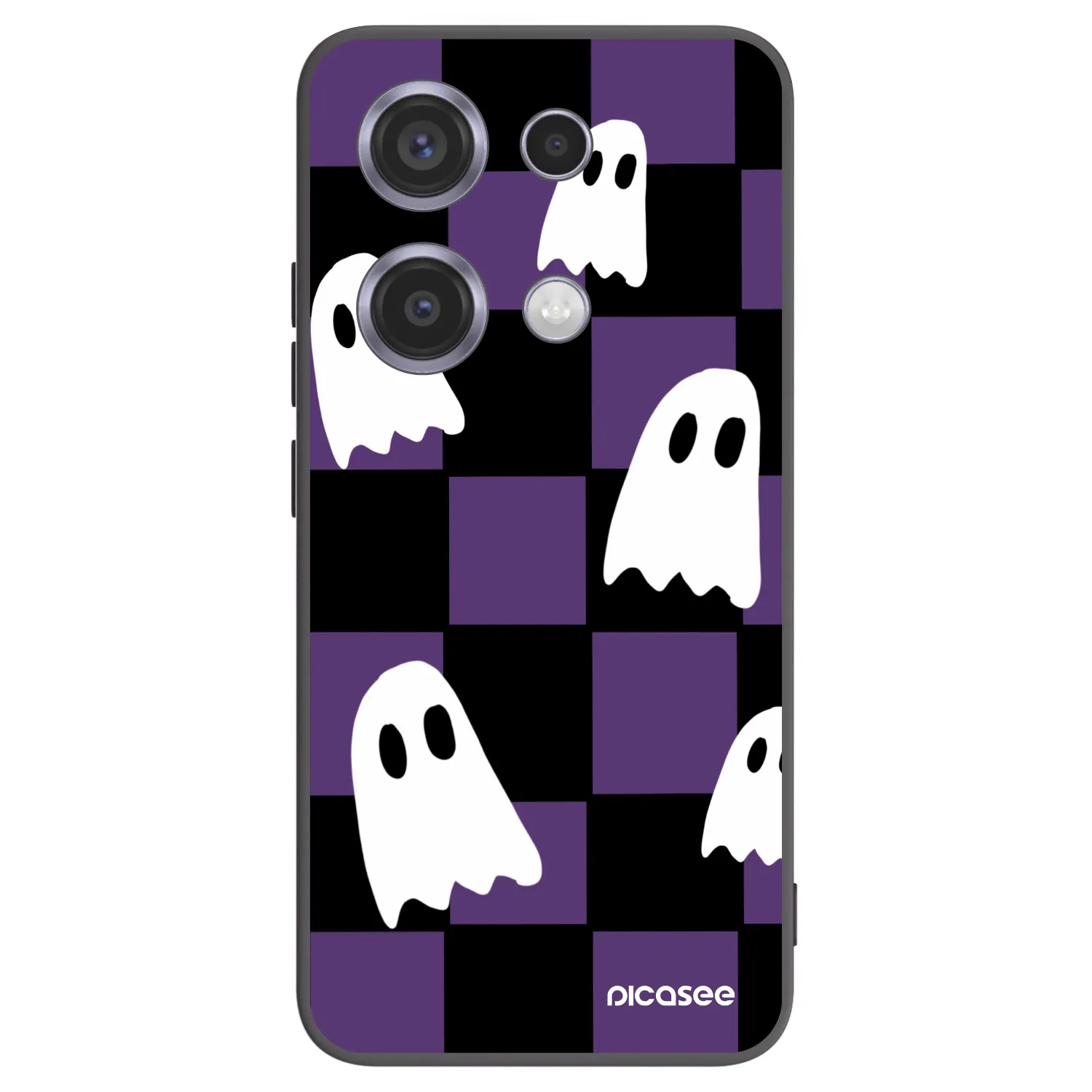 Picasee silikonový černý obal pro Xiaomi Redmi Note 14S - Ghosts
