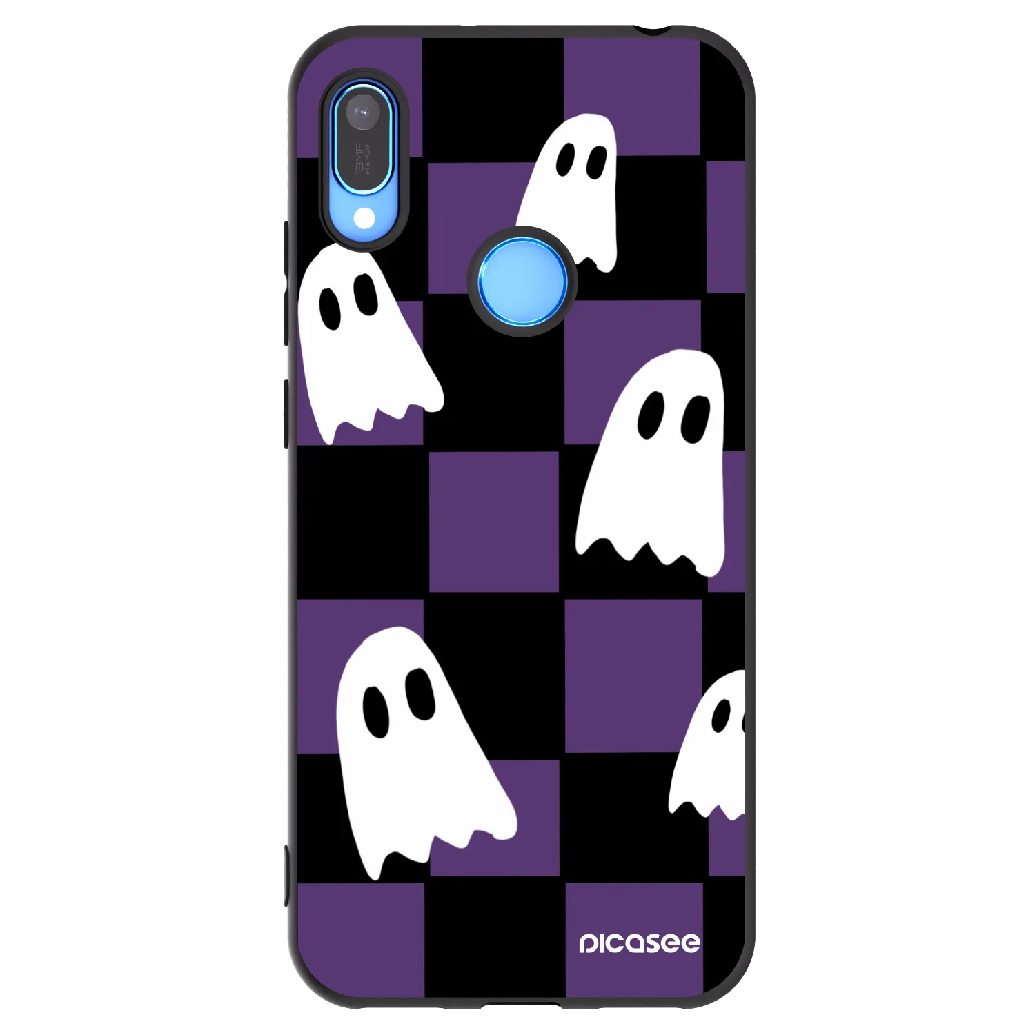 Picasee silikonový černý obal pro Huawei Y6 2019 - Ghosts