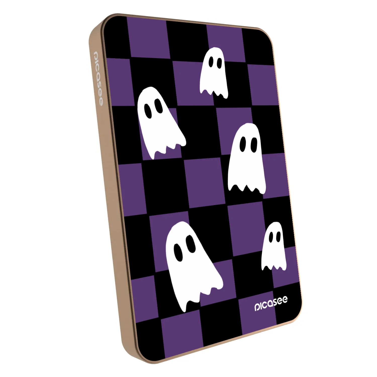 Picasee Powerbanka s MagSafe 5 000 mAh Zlatá - Ghosts