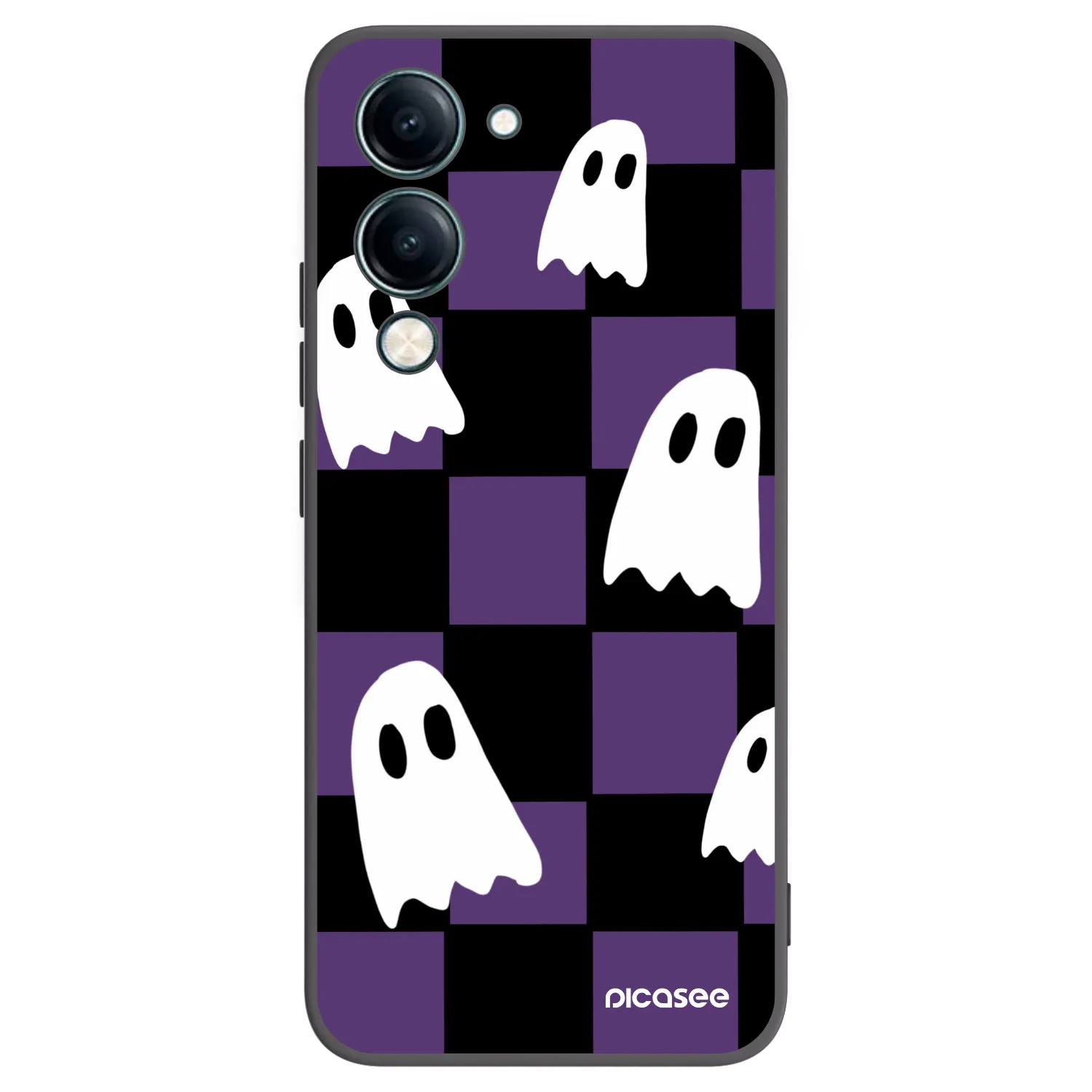 Picasee silikonový černý obal pro Vivo Y29s 5G - Ghosts