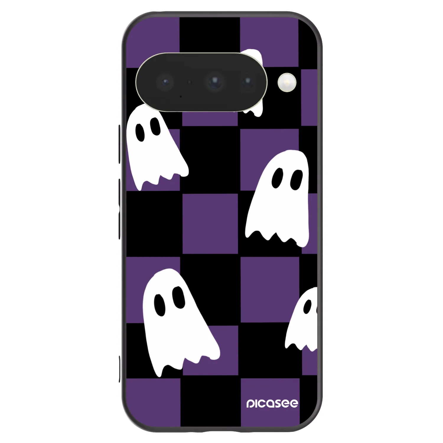 Picasee silikonový černý obal pro Google Pixel 10 - Ghosts
