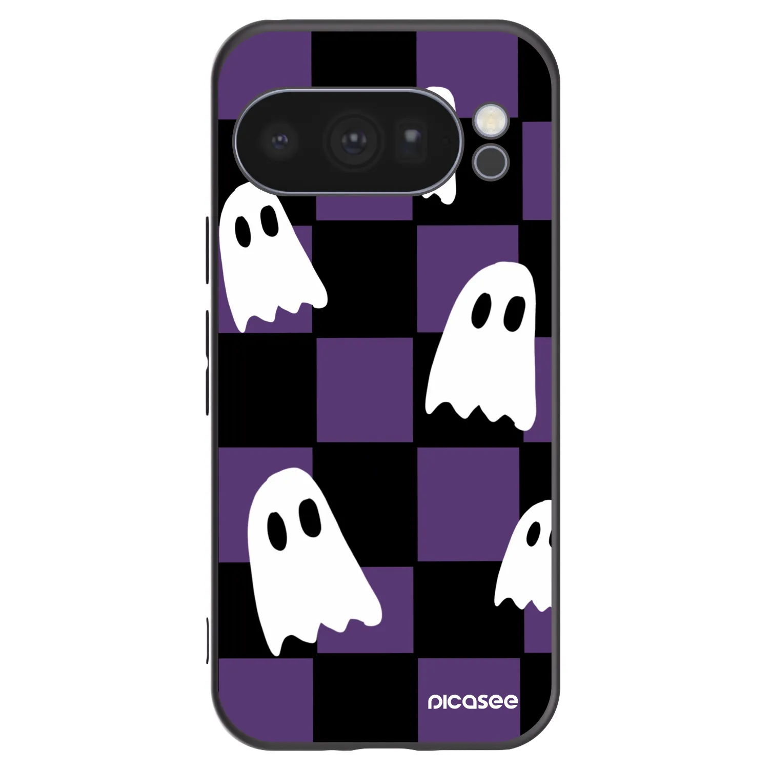 Picasee silikonový černý obal pro Google Pixel 10 Pro - Ghosts