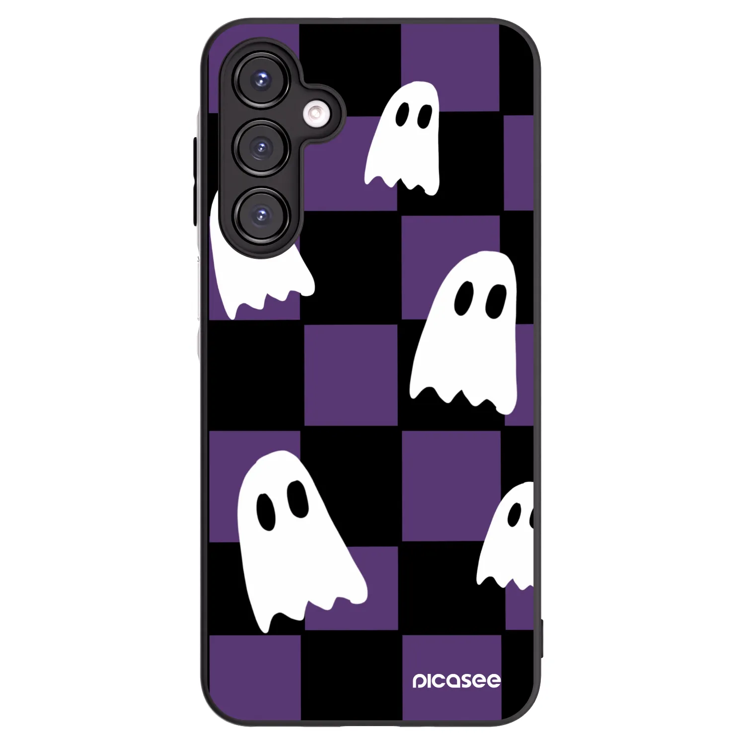 Picasee silikonový černý obal pro Samsung Galaxy A16 4G - Ghosts