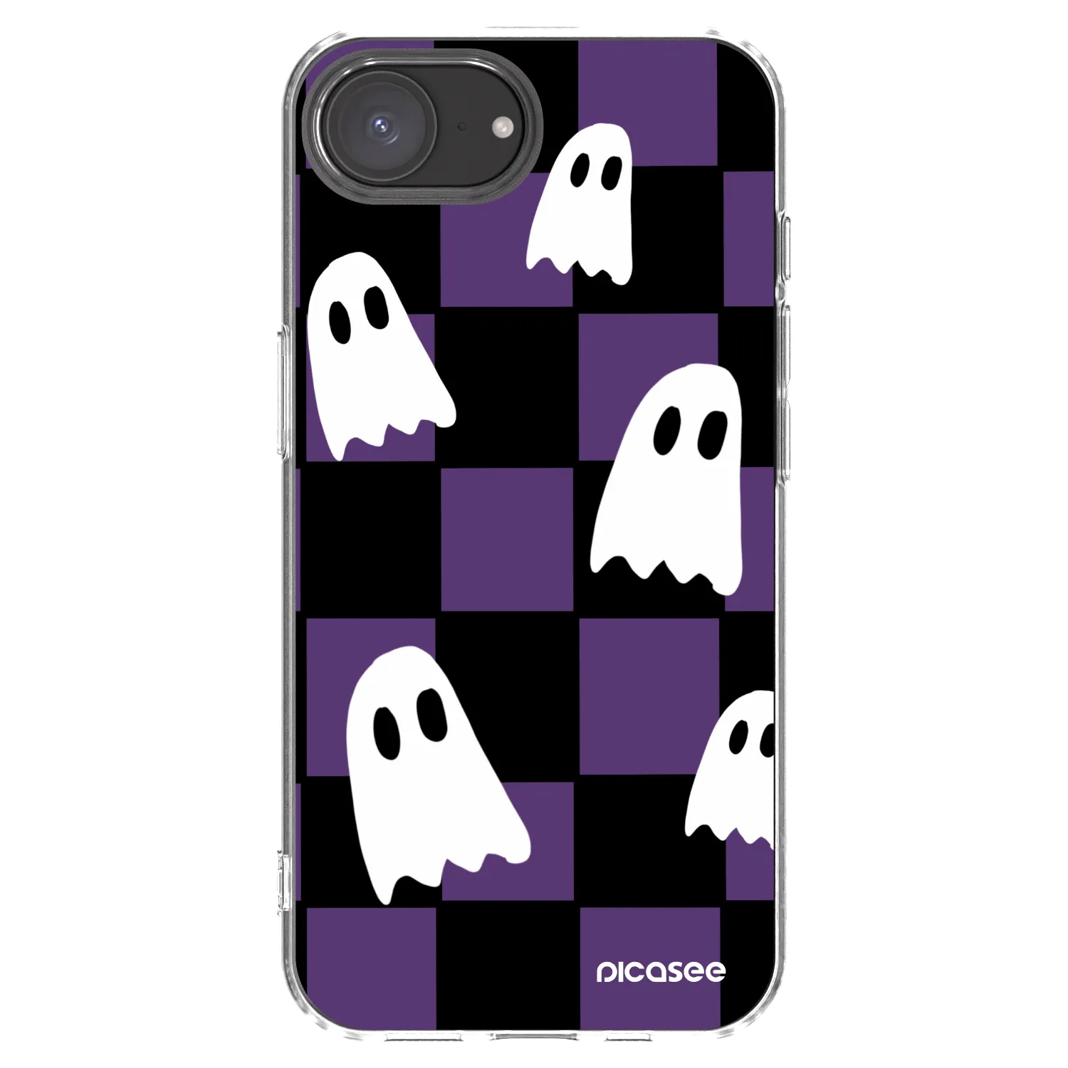 Picasee silikonový průhledný obal pro Apple iPhone 17e - Ghosts