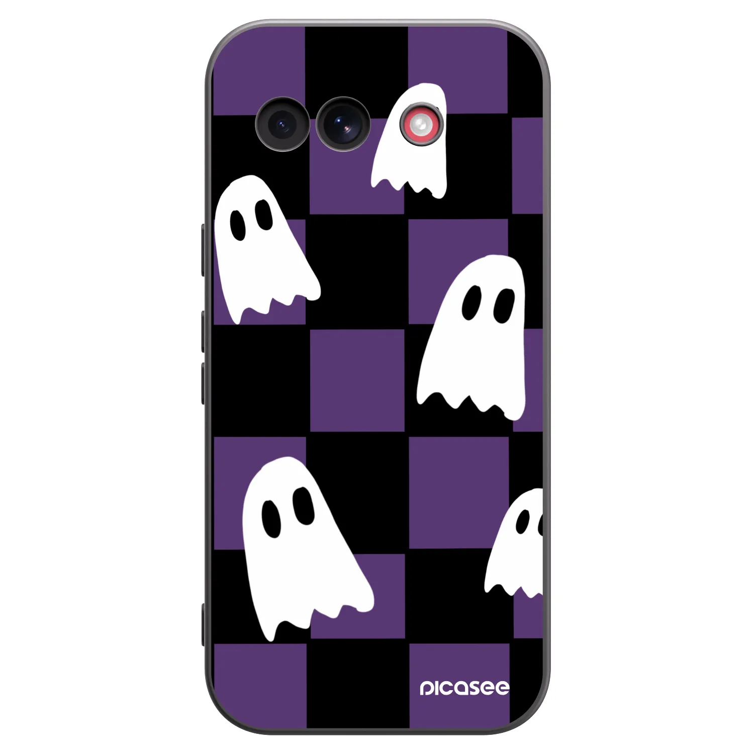 Picasee silikonový černý obal pro Google Pixel 10a - Ghosts
