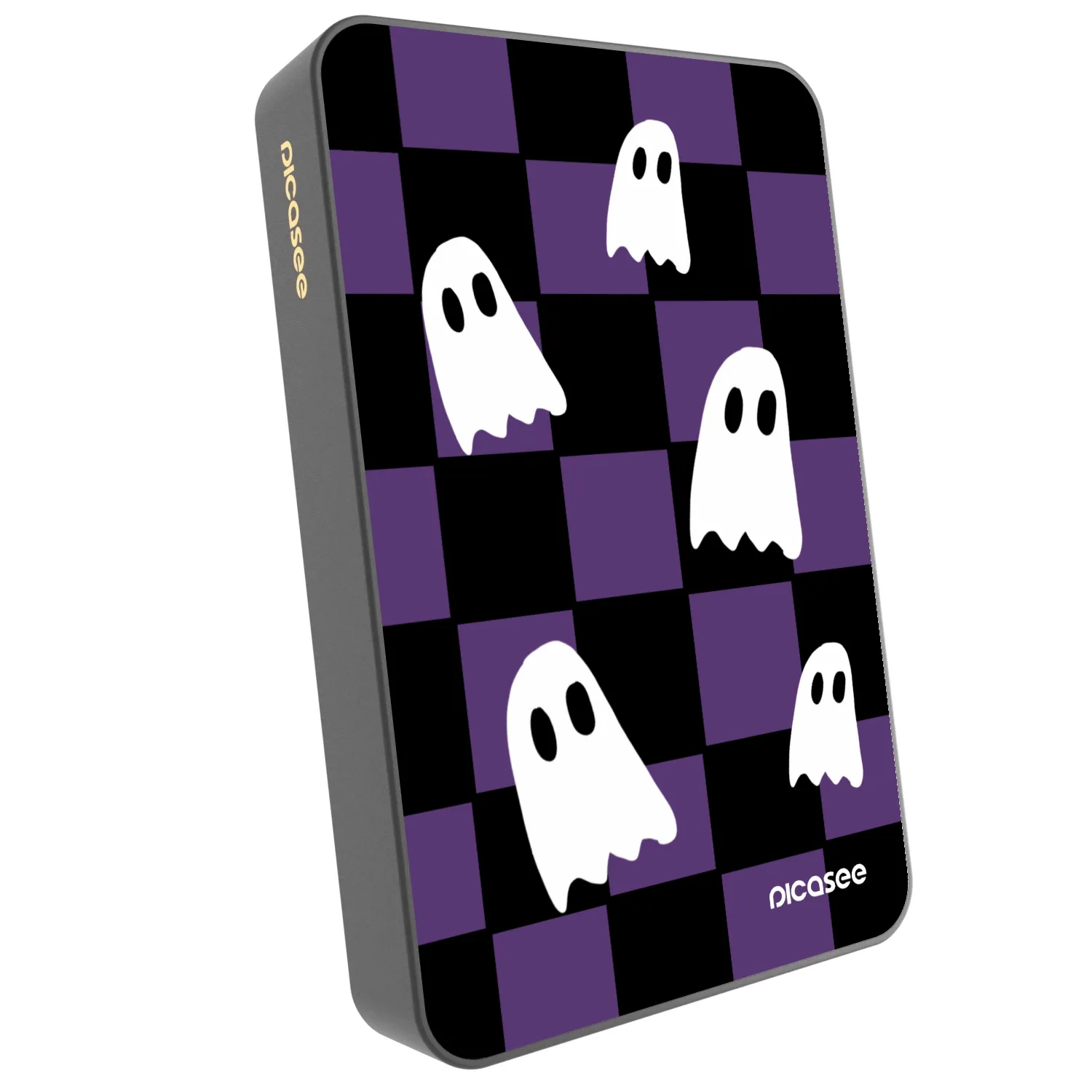 Picasee Powerbanka s MagSafe 10 000 mAh Šedá - Ghosts