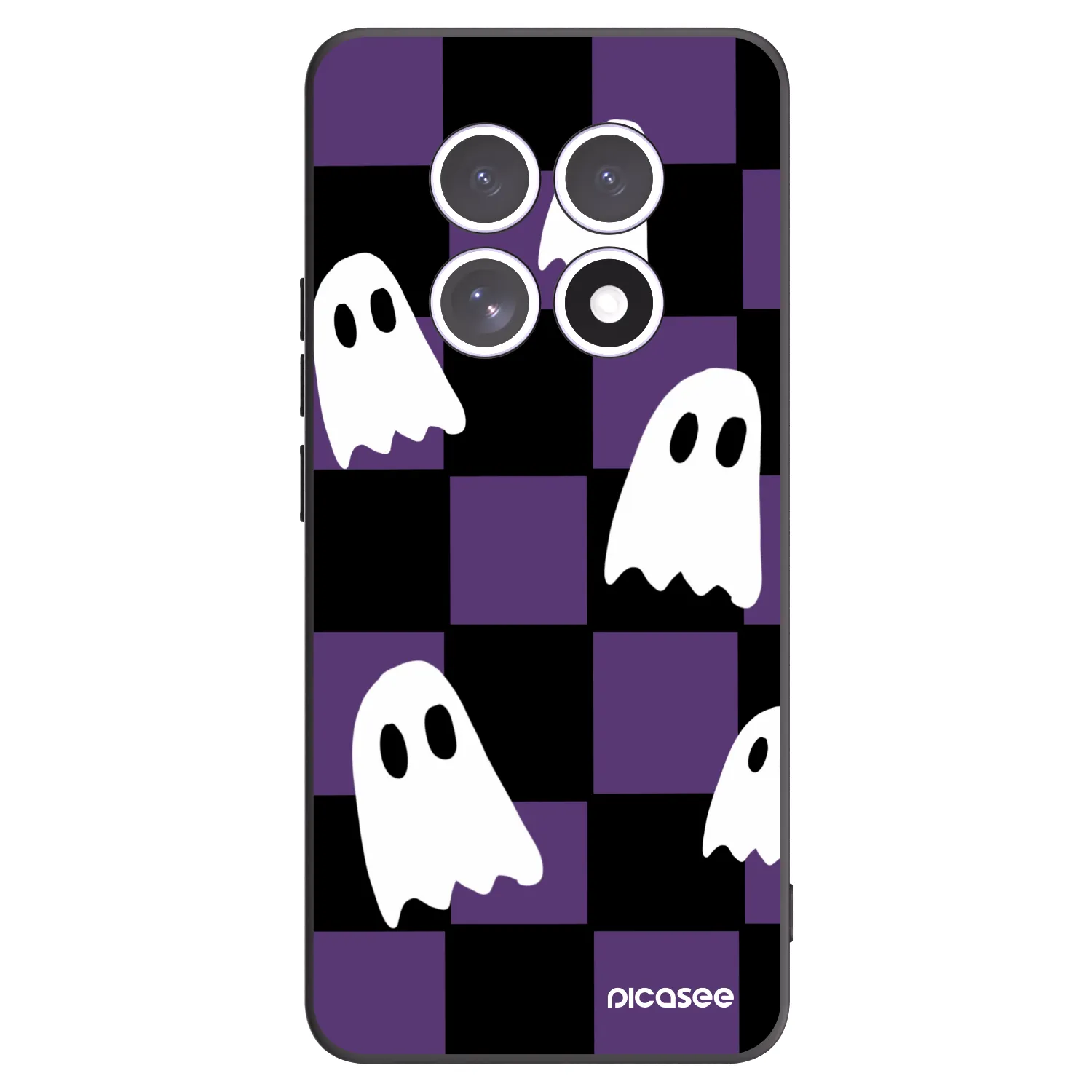 Picasee silikonový černý obal pro Xiaomi Redmi Note 15 5G - Ghosts