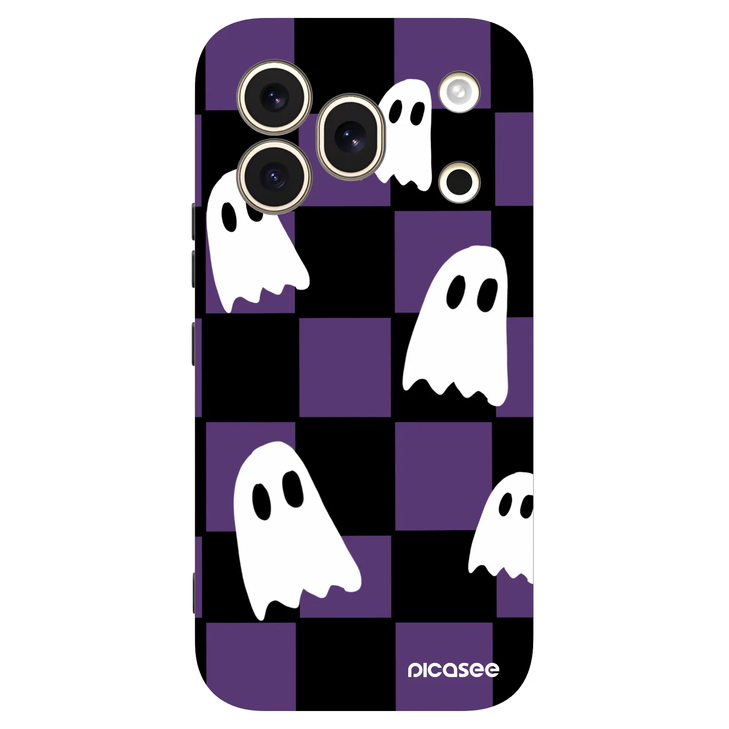 Picasee silikonový černý obal pro Honor 600 Pro - Ghosts