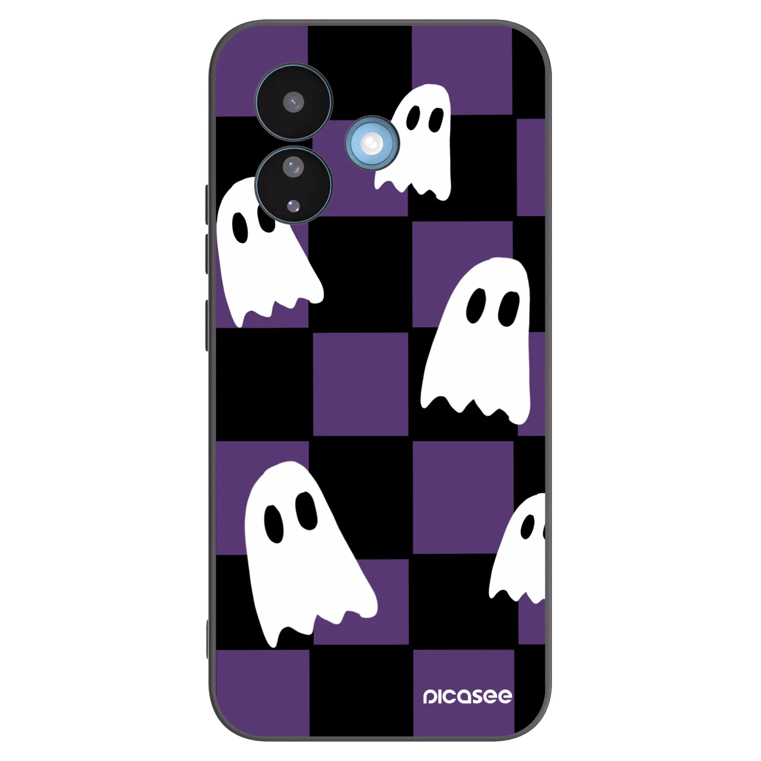 Picasee silikonový černý obal pro Xiaomi Redmi Note 17 Pro 5G - Ghosts