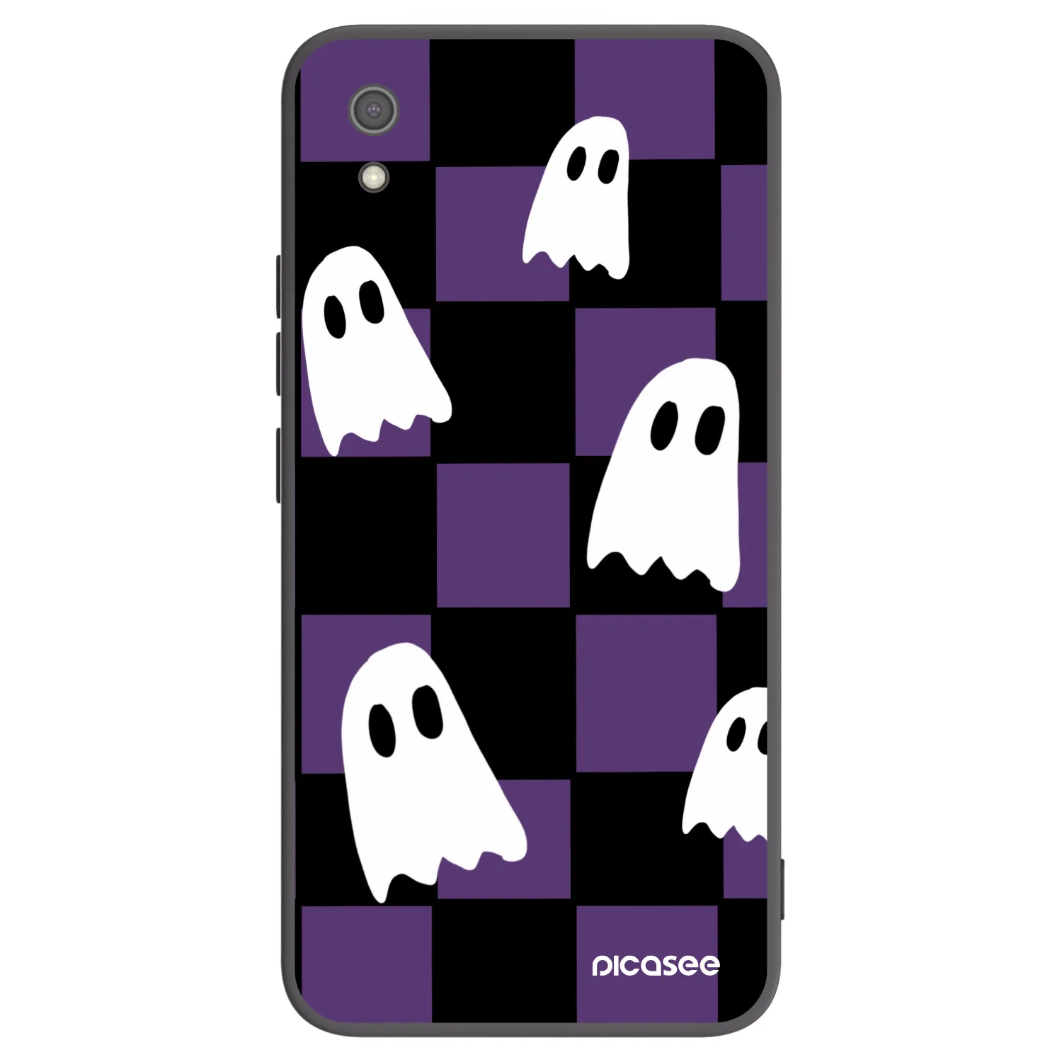 Picasee silikonový černý obal pro Xiaomi Redmi 7A - Ghosts