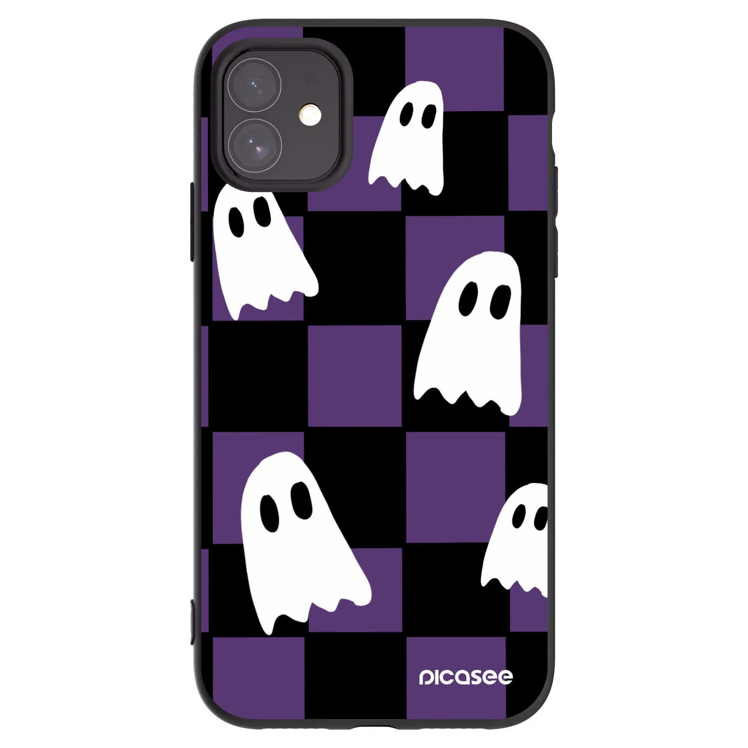 Picasee silikonový černý obal pro Apple iPhone 11 - Ghosts