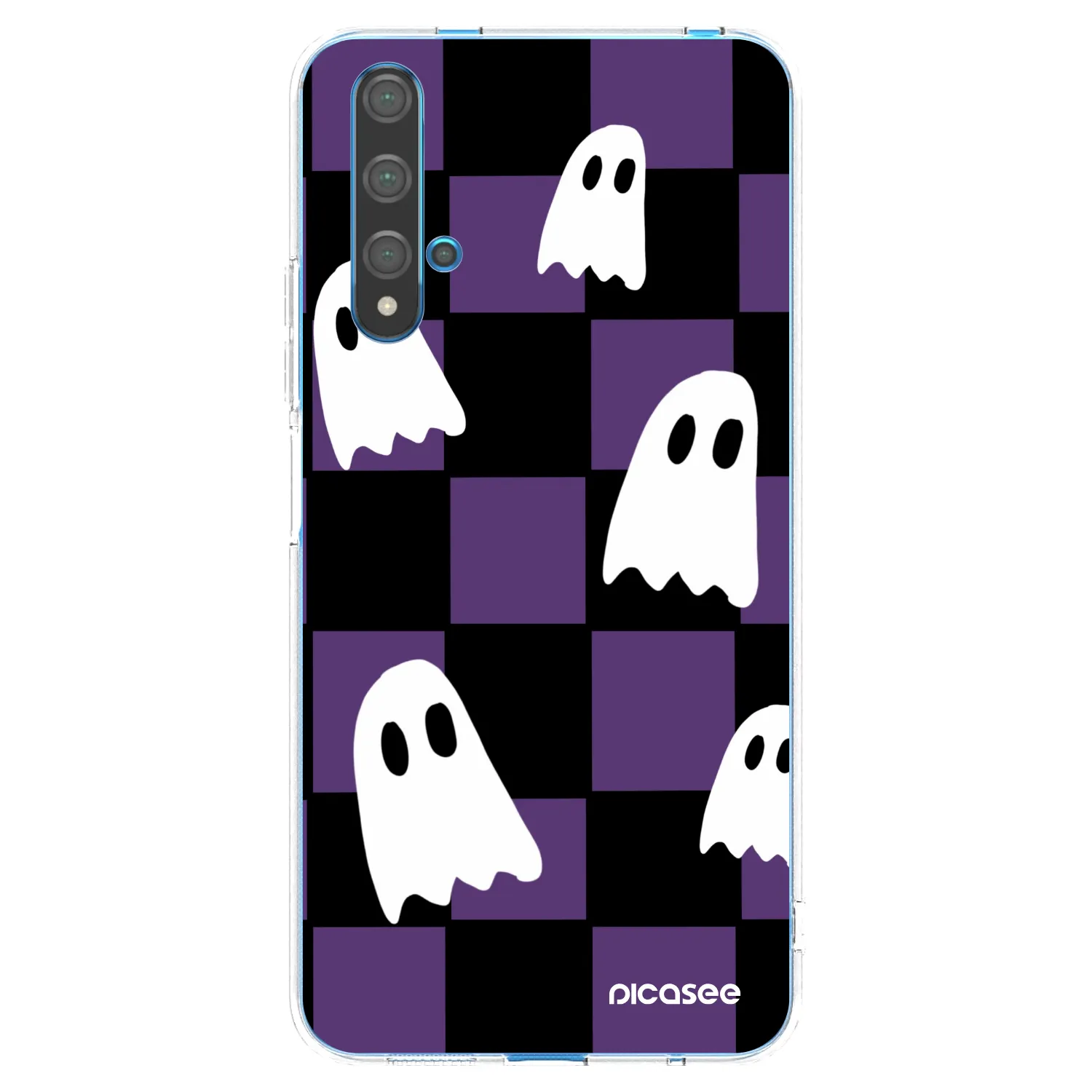 Picasee silikonový průhledný obal pro Huawei Nova 5T - Ghosts