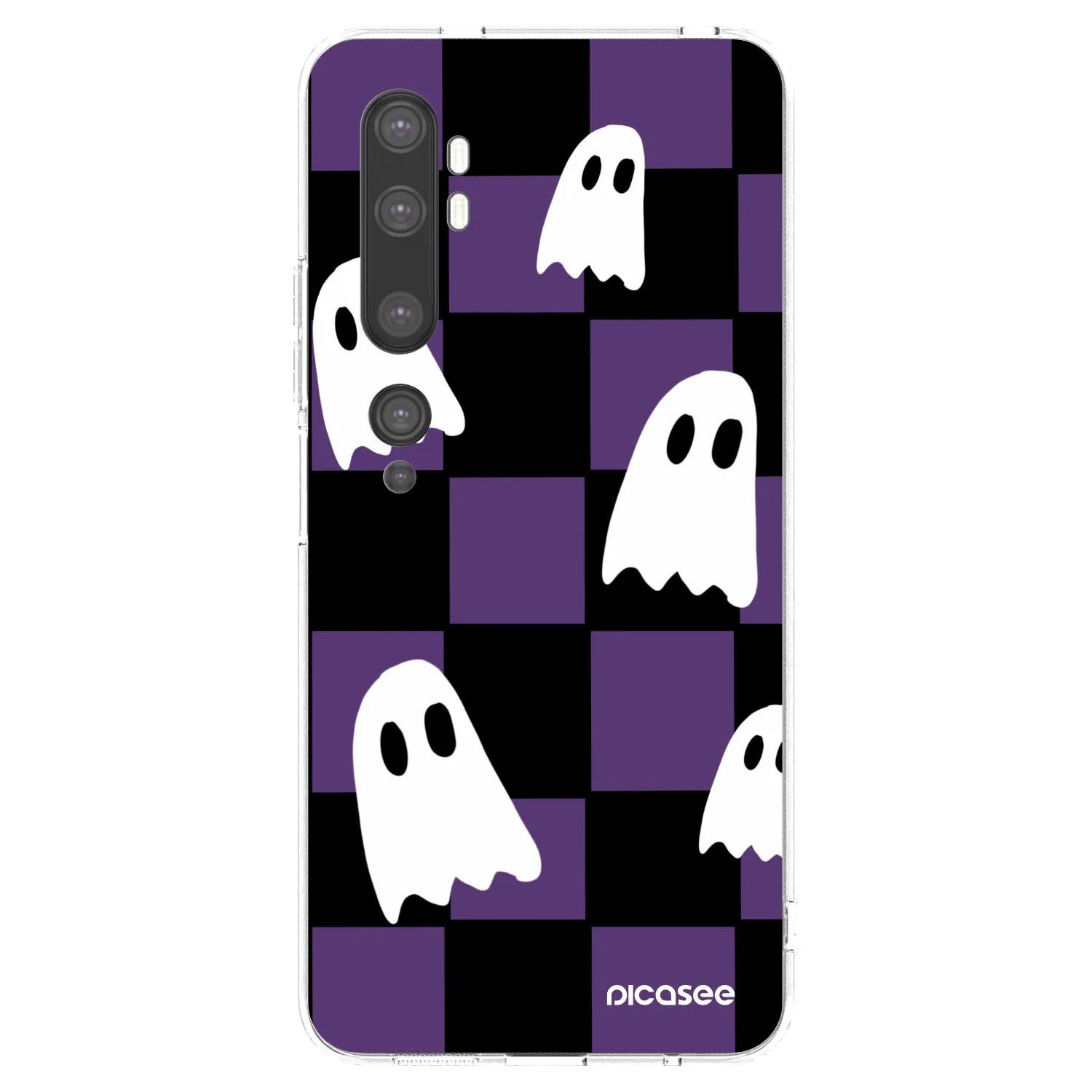 Picasee silikonový průhledný obal pro Xiaomi Mi Note 10 (Pro) - Ghosts