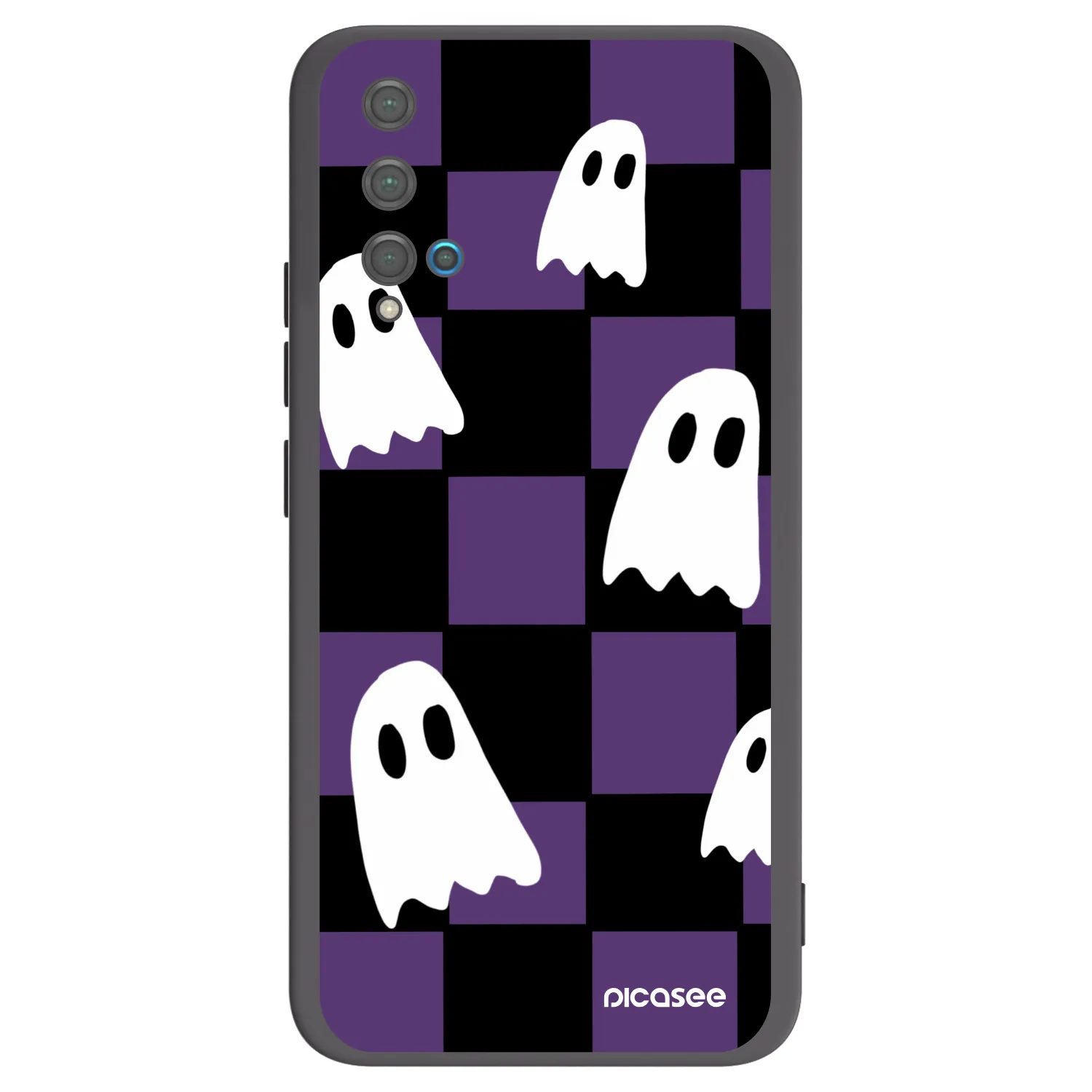 Picasee silikonový černý obal pro Huawei Nova 5T - Ghosts