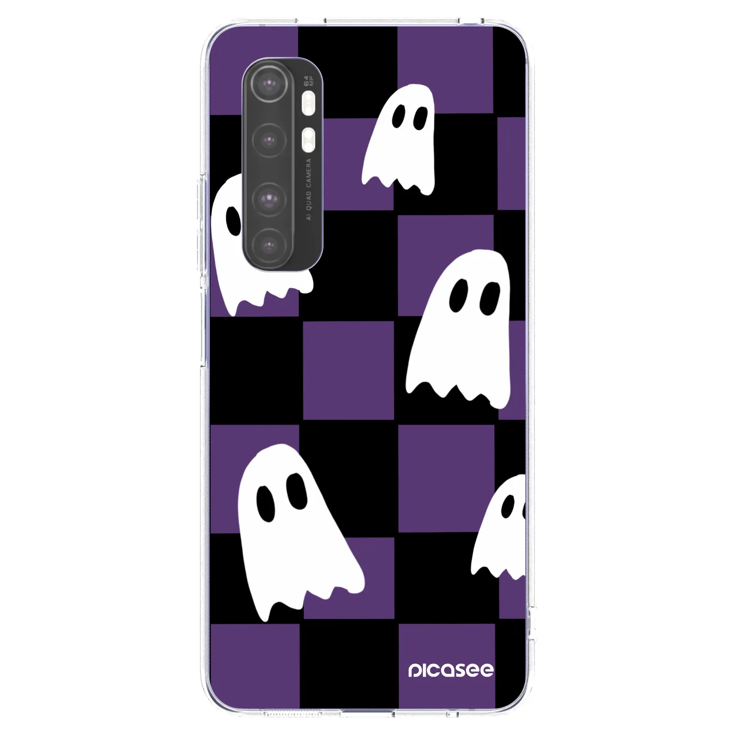 Picasee silikonový průhledný obal pro Xiaomi Mi Note 10 Lite - Ghosts