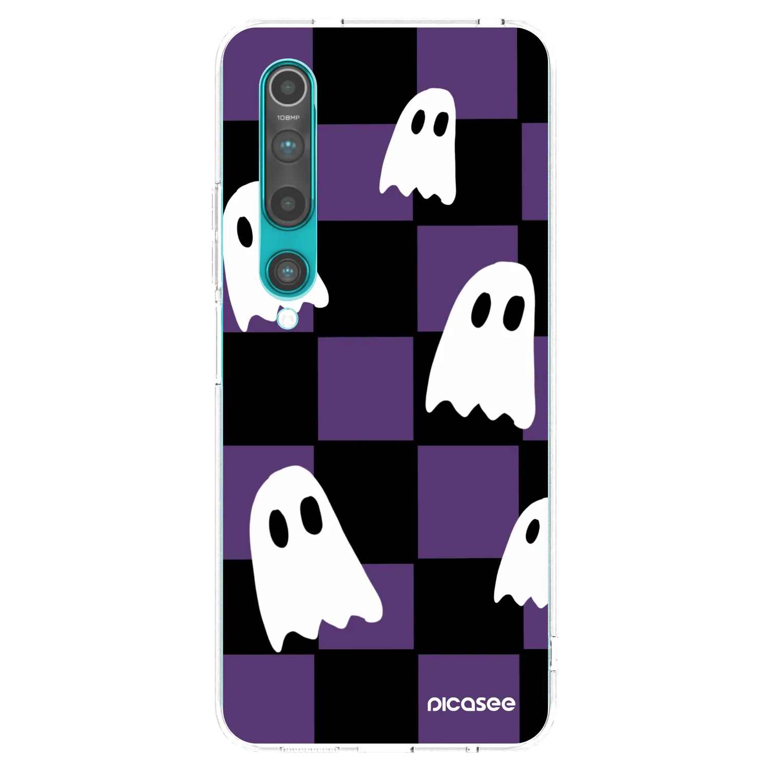 Picasee silikonový průhledný obal pro Xiaomi Mi 10 - Ghosts