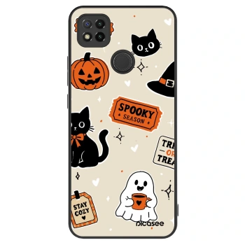 Obal pro Xiaomi Redmi 9C - Halloween stickers