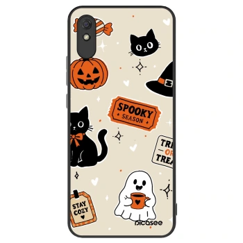 Obal pro Xiaomi Redmi 9A - Halloween stickers