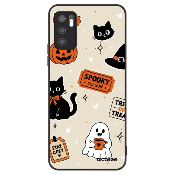 Obal pro Xiaomi Redmi Note 10 5G - Halloween stickers