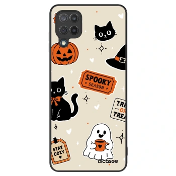 Obal pro Samsung Galaxy M12 M127F - Halloween stickers