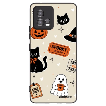 Obal pro Motorola Moto G72 - Halloween stickers