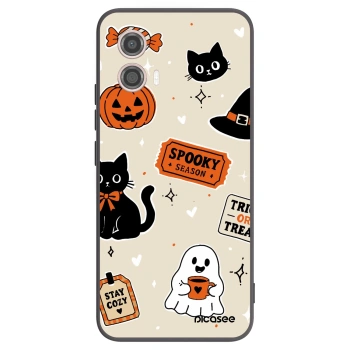 Obal pro Motorola Moto G53 5G - Halloween stickers