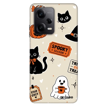 Obal pro Xiaomi Redmi Note 12 Pro+ 5G - Halloween stickers