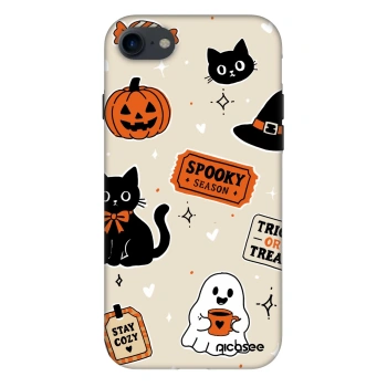Obal pro Apple iPhone SE 2020 - Halloween stickers