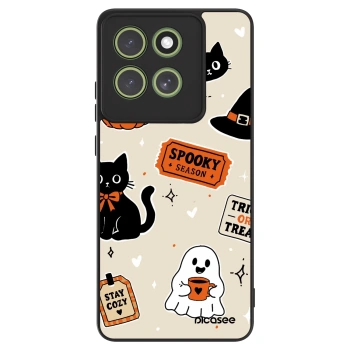 Obal pro Motorola Moto G86 Power 5G - Halloween stickers