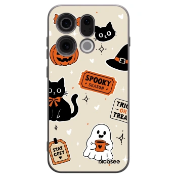 Obal pro OPPO Find X9 - Halloween stickers