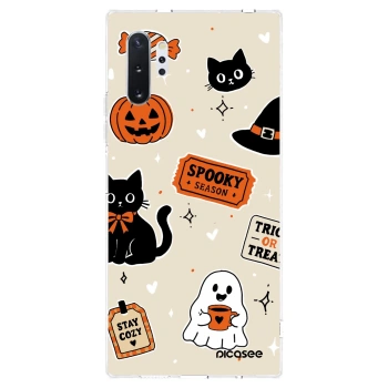 Obal pro Samsung Galaxy Note 10+ N975F - Halloween stickers